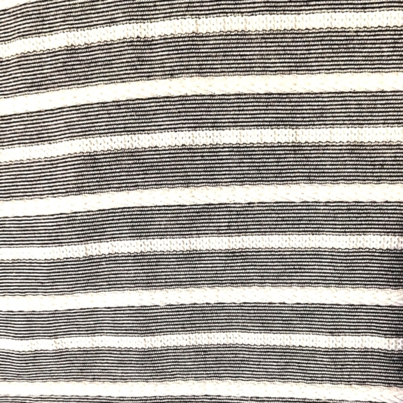 💙 A New Day - Very Cute Gray & White Striped Tie- Front Top - Picture 5 of 9